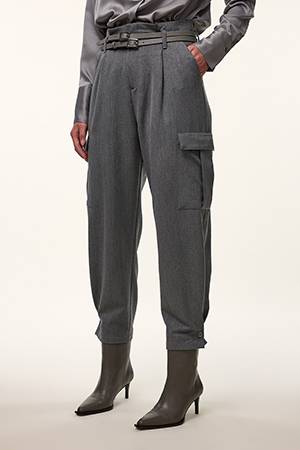 Favor pants grey shimmer FEMMES du SUD