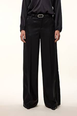 Amore glossy pants black FEMMES du SUD