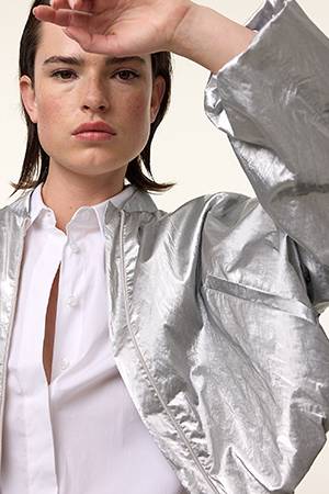 Majori jacket silver FEMMES du SUD