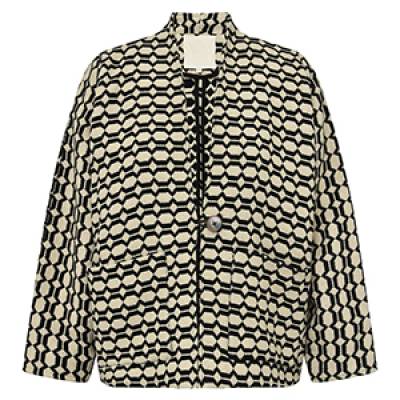 Minne lu jacket black creme Gossia