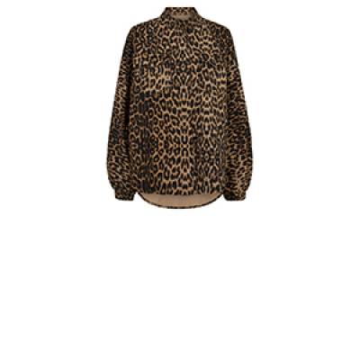 Basma leo jacket leopard print Gossia