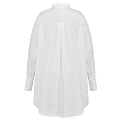 Zahra oversized shirt off white Gossia