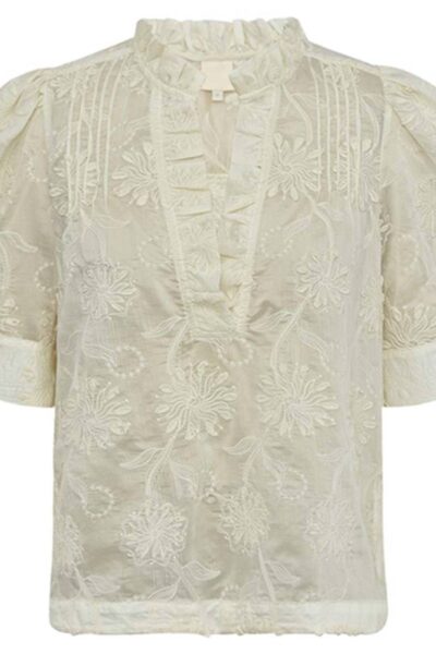 Amar lace blouse creme Gossia