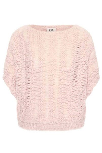 Irma sweater flamingo INTI Knitwear