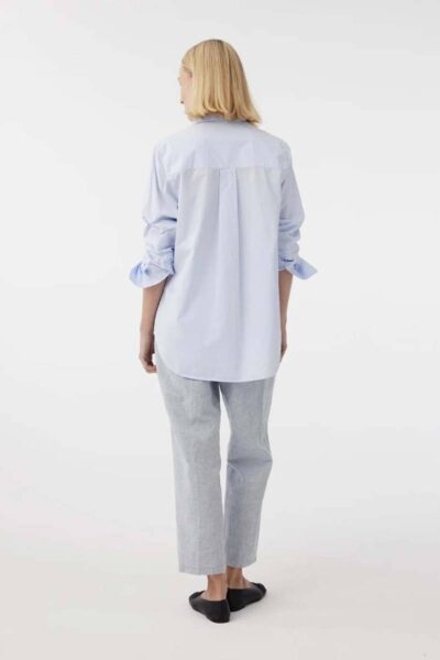 Lies blouse light blue Knit-ted