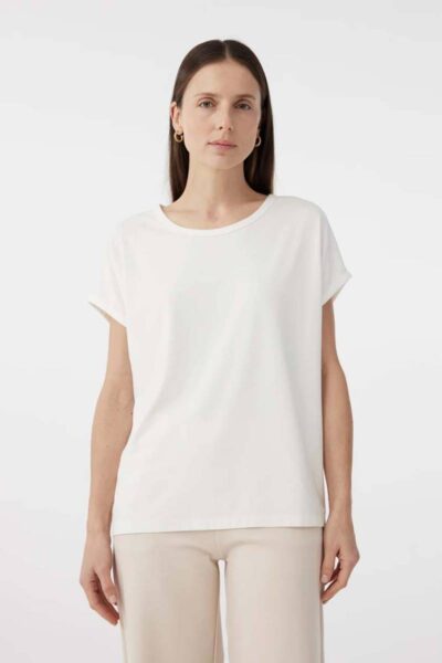 Emma t-shirt off white Knit-ted