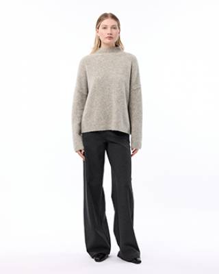 Kim pullover light grey Knit-ted