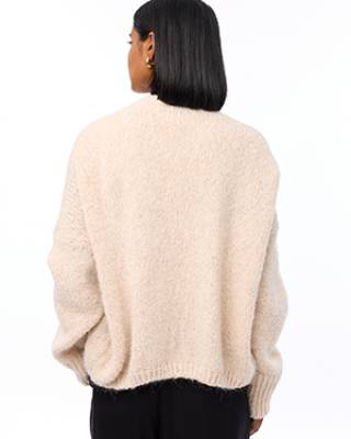 Becky cardigan oatmeal Knit-ted