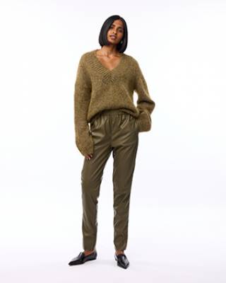 Charita pullover brown Knit-ted