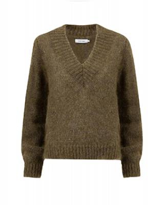 Charita pullover brown Knit-ted