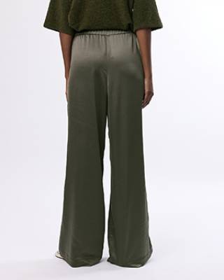 Deyne pants dark olive Knit-ted