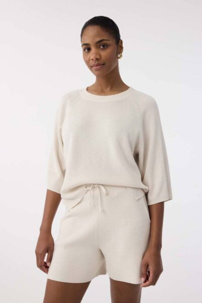 Halle pullover creme Knit-ted