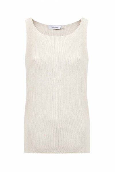 Karina top creme Knit-ted