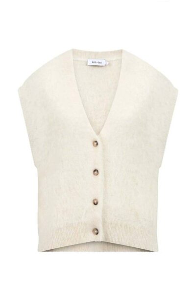 Constanze cardigan off white Knit-ted