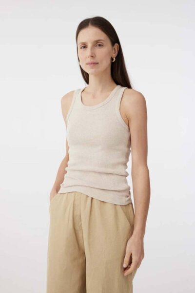 Ella top sand Knit-ted