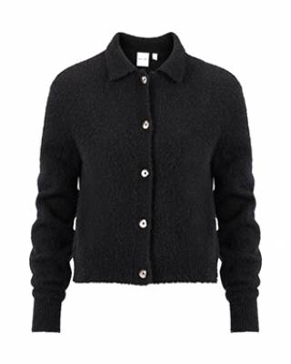 Danny cardigan black Knit-ted