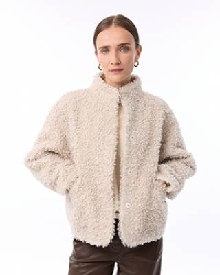 Louise jacket oatmeal Knit-ted