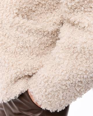 Louise jacket oatmeal Knit-ted