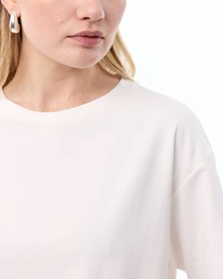 Hazel t-shirt off white Knit-ted