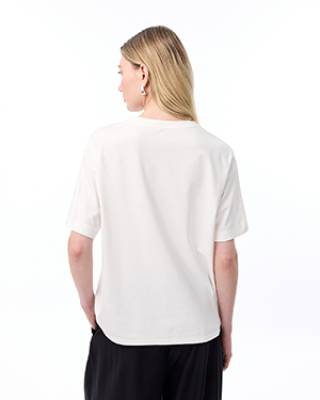 Hazel t-shirt off white Knit-ted