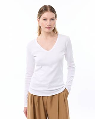 Fira top white Knit-ted