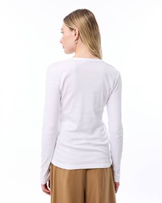 Fira top white Knit-ted