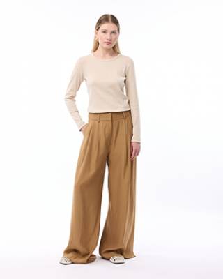 Kaley top sand Knit-ted