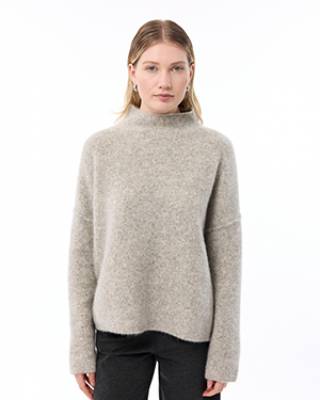 Kim pullover light grey Knit-ted