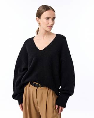 Lucia pullover black Knit-ted