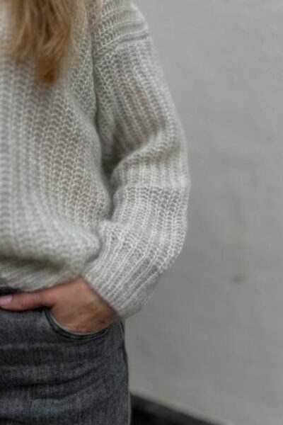 Phoebe pullover light grey Knit-ted