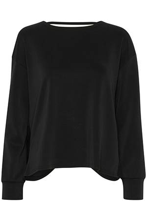 Elle knot blouse black My Essential Wardrobe