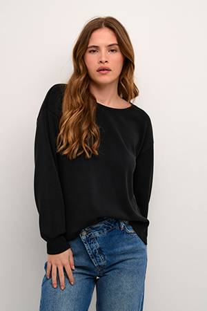 Elle knot blouse black My Essential Wardrobe