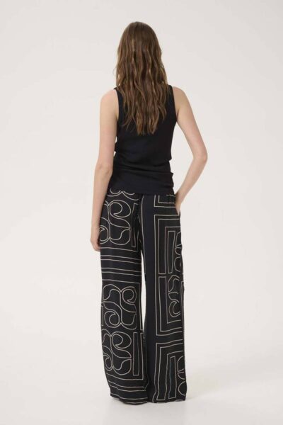 Kelly pant black aop My Essential Wardrobe