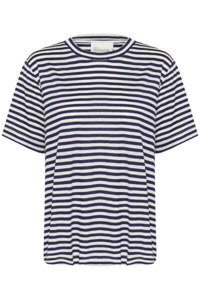 Lisa striped tee dark sapphire MEW