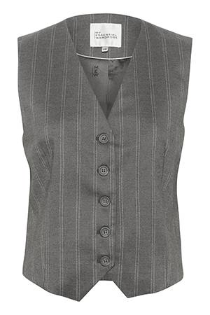 TitoMW vest grey w. white stripe MEW