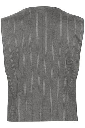 TitoMW vest grey w. white stripe MEW