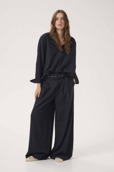 Vitta high wide pant dark sapphire MEW