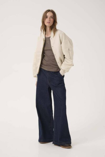 Helga bomber jacket oatmeal My Essential Wardrobe