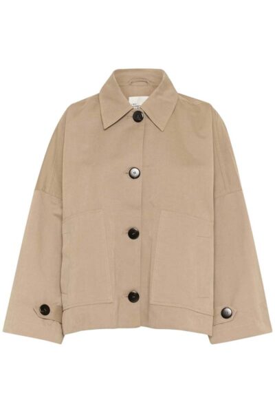 Lyon os short jacket sepia My Essential Wardrobe