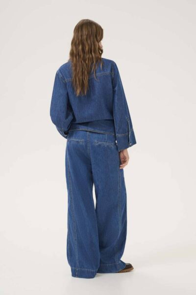 Hilma 171 wide pant m-blue My Essential Wardrobe