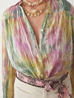 Bruna water lilies blouse giverny Maison Hotel