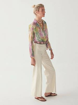 Bruna water lilies blouse giverny Maison Hotel