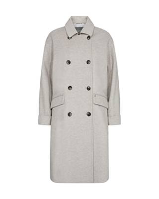 Venice wool coat ecru Mos Mosh