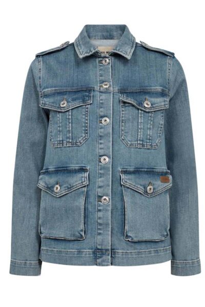 Anetta denim jacket blue Mos Mosh