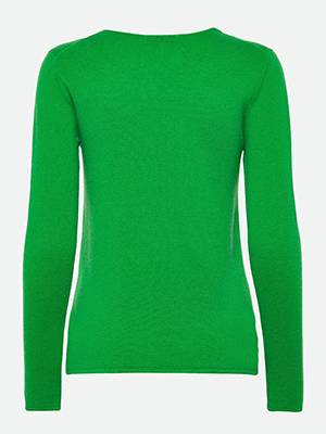 Laica v-neck bright green Rosemunde