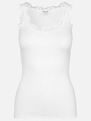 Silk top lace new white Rosemunde Copenhagen