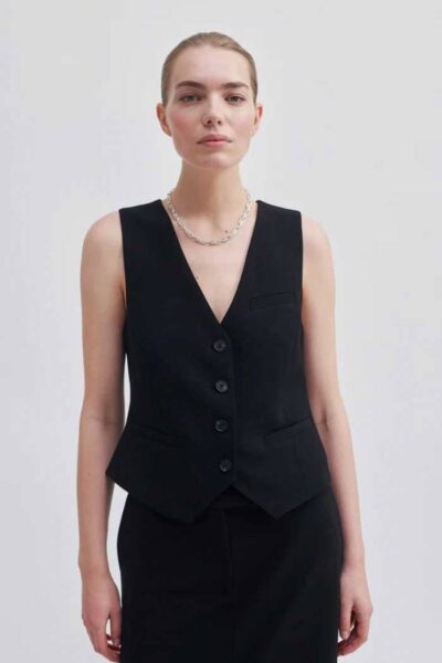 Fique waistcoat black Second Female