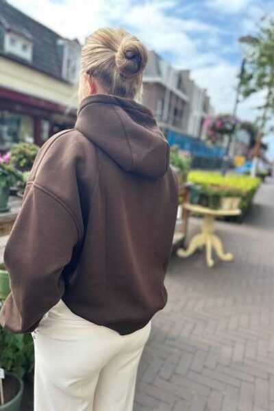 Hoodie brown fudge Sofie Schnoor