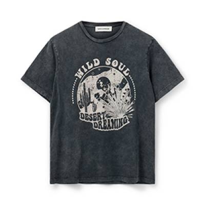 T-shirt stone washed black Sofie Schnoor