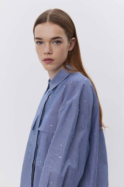 Shirt blue striped Sofie Schnoor